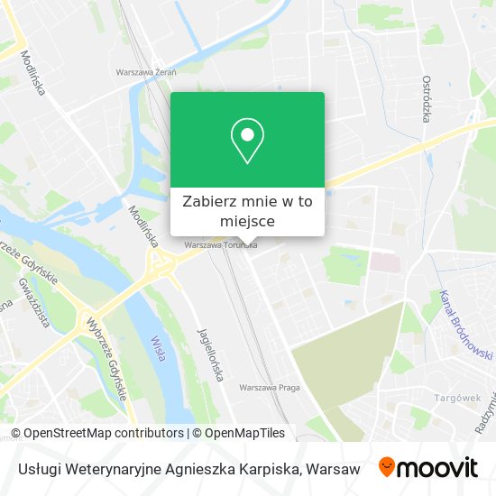 Mapa Usługi Weterynaryjne Agnieszka Karpiska