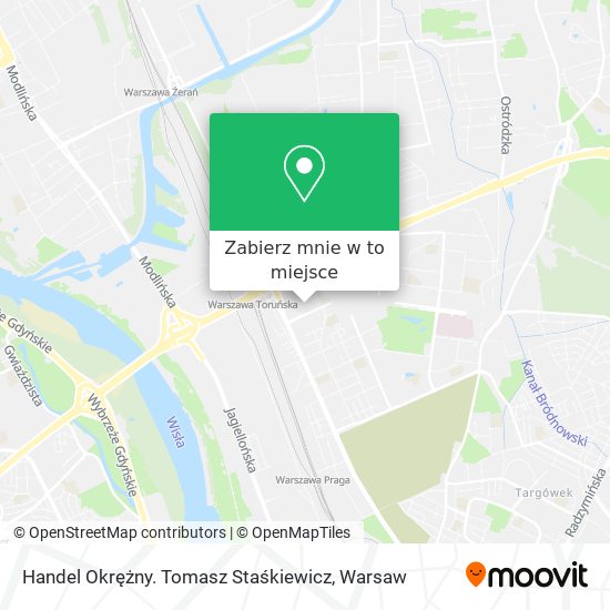 Mapa Handel Okrężny. Tomasz Staśkiewicz