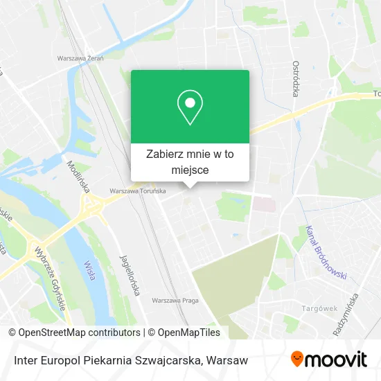 Mapa Inter Europol Piekarnia Szwajcarska