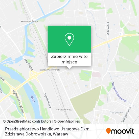 Mapa Przedsiębiorstwo Handlowo Usługowe Dkm Zdzisława Dobrowolska