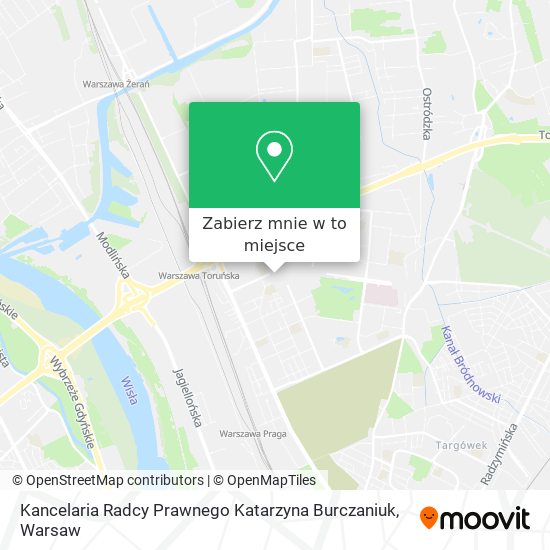 Mapa Kancelaria Radcy Prawnego Katarzyna Burczaniuk