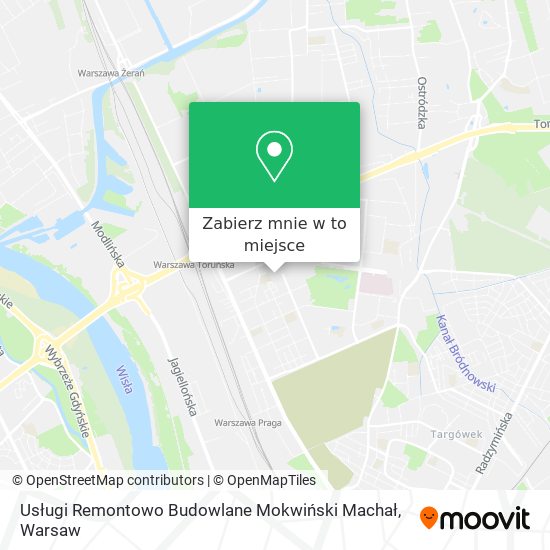 Mapa Usługi Remontowo Budowlane Mokwiński Machał