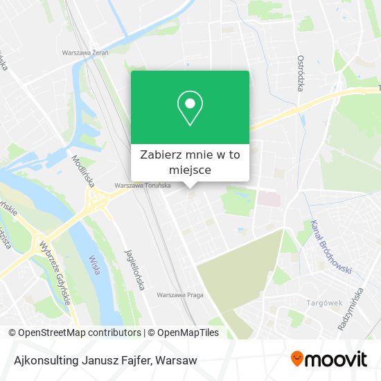 Mapa Ajkonsulting Janusz Fajfer