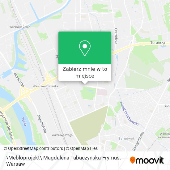 Mapa \Mebloprojekt\ Magdalena Tabaczyńska-Frymus