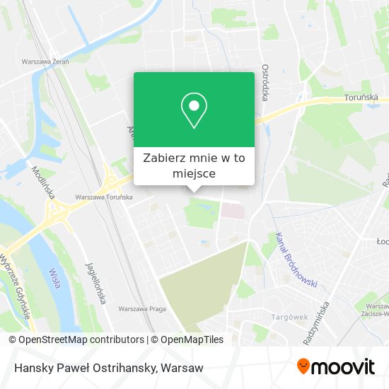 Mapa Hansky Paweł Ostrihansky