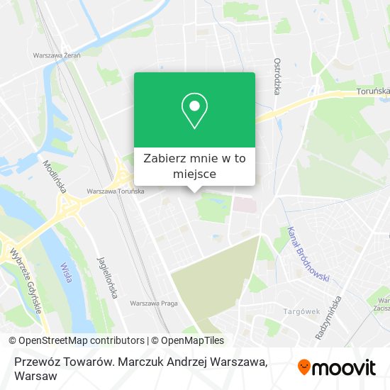 Mapa Przewóz Towarów. Marczuk Andrzej Warszawa