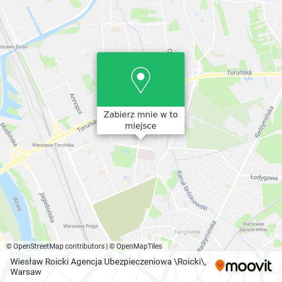 Mapa Wiesław Roicki Agencja Ubezpieczeniowa \Roicki\