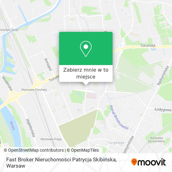 Mapa Fast Broker Nieruchomości Patrycja Skibińska