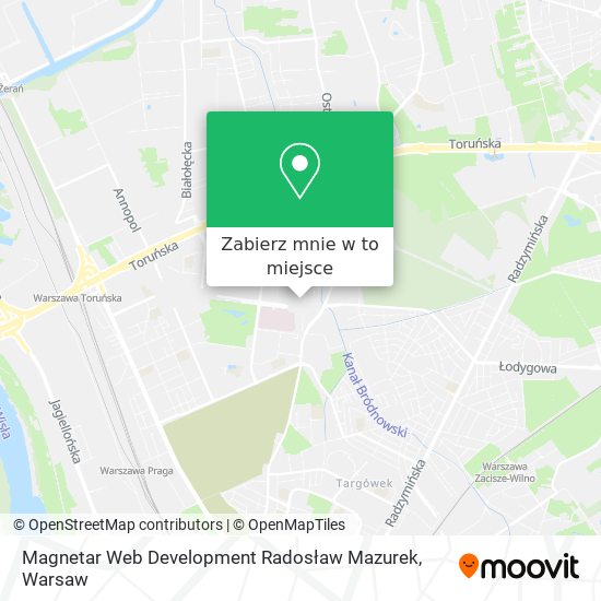 Mapa Magnetar Web Development Radosław Mazurek