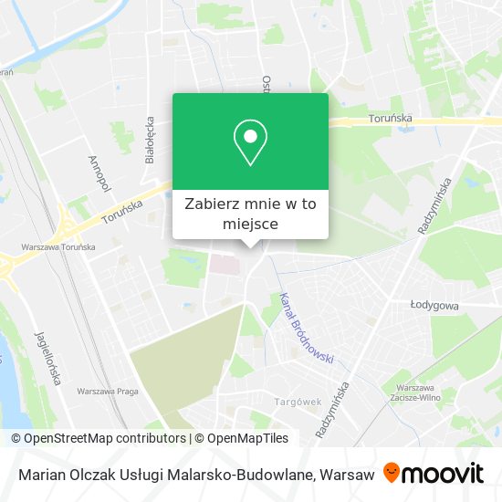 Mapa Marian Olczak Usługi Malarsko-Budowlane