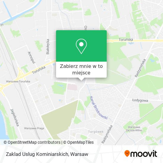 Mapa Zaklad Uslug Kominiarskich