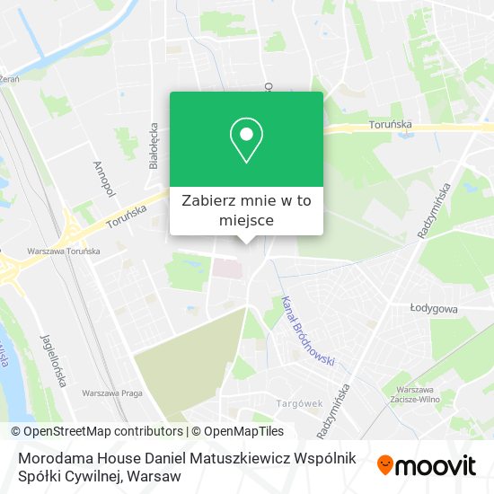 Mapa Morodama House Daniel Matuszkiewicz Wspólnik Spółki Cywilnej