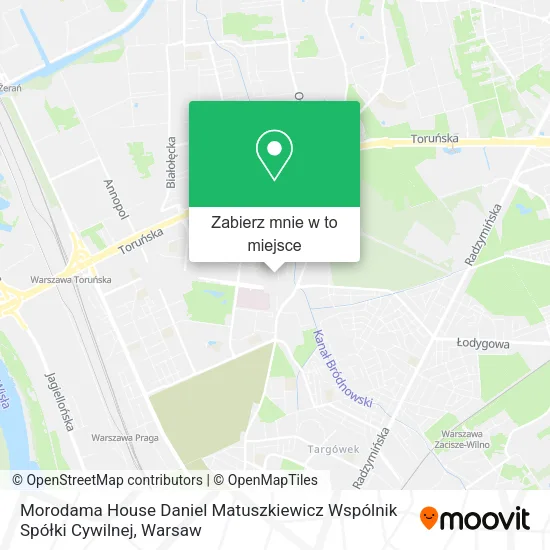 Mapa Morodama House Daniel Matuszkiewicz Wspólnik Spółki Cywilnej