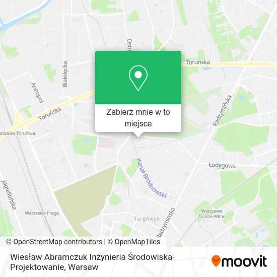 Mapa Wiesław Abramczuk Inżynieria Środowiska-Projektowanie