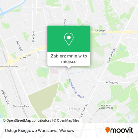 Mapa Usługi Księgowe Warszawa