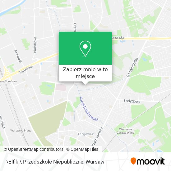 Mapa \Elfiki\ Przedszkole Niepubliczne