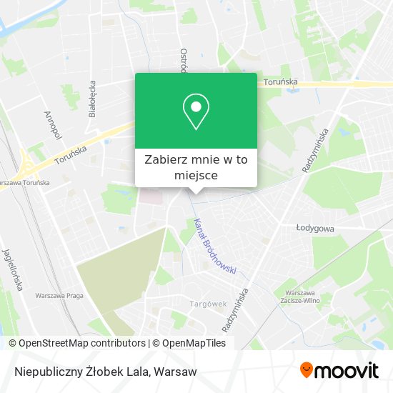 Mapa Niepubliczny Żłobek Lala