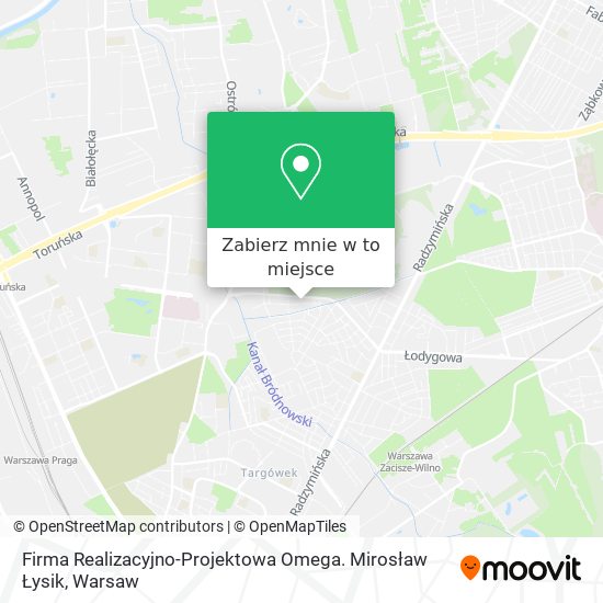 Mapa Firma Realizacyjno-Projektowa Omega. Mirosław Łysik