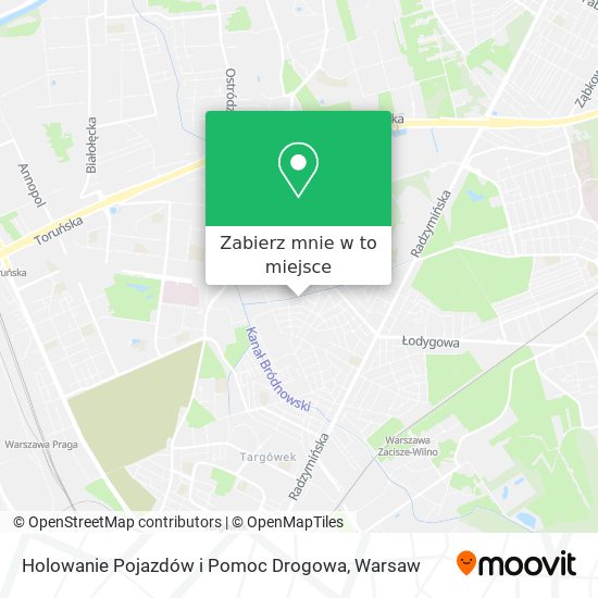 Mapa Holowanie Pojazdów i Pomoc Drogowa