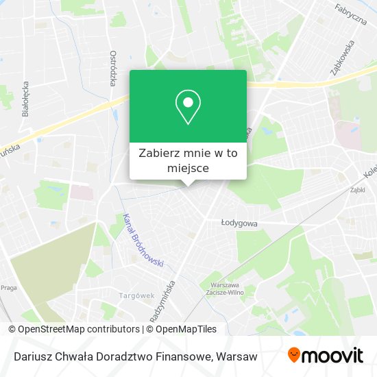 Mapa Dariusz Chwała Doradztwo Finansowe