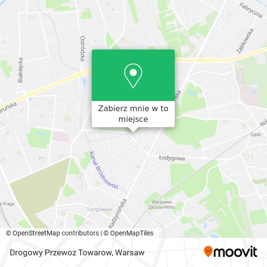 Mapa Drogowy Przewoz Towarow