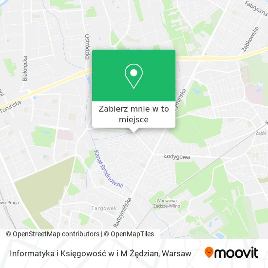 Mapa Informatyka i Księgowość w i M Żędzian