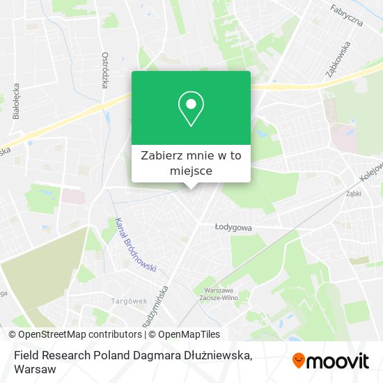 Mapa Field Research Poland Dagmara Dłużniewska