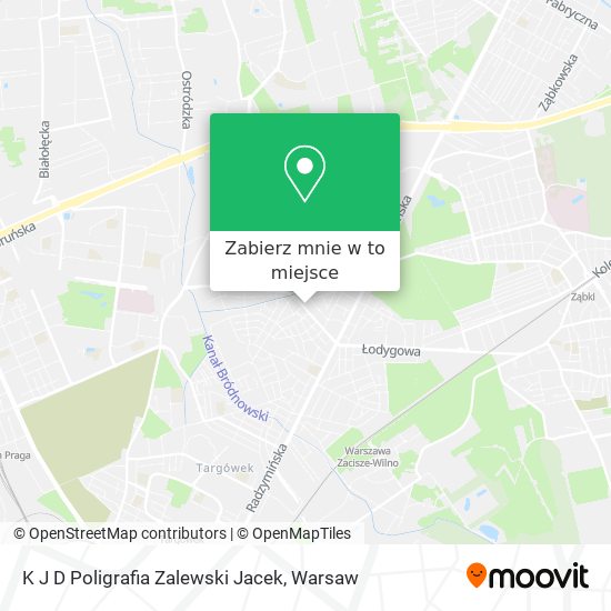 Mapa K J D Poligrafia Zalewski Jacek