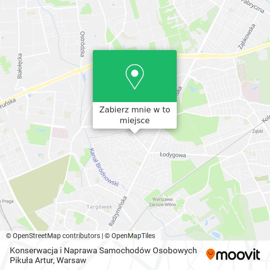 Mapa Konserwacja i Naprawa Samochodów Osobowych Pikuła Artur