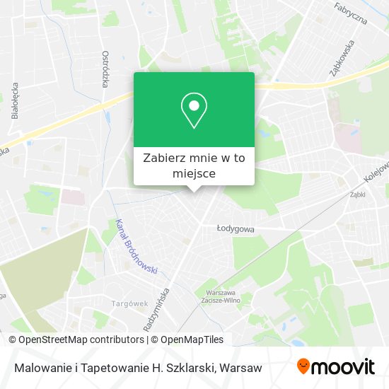 Mapa Malowanie i Tapetowanie H. Szklarski