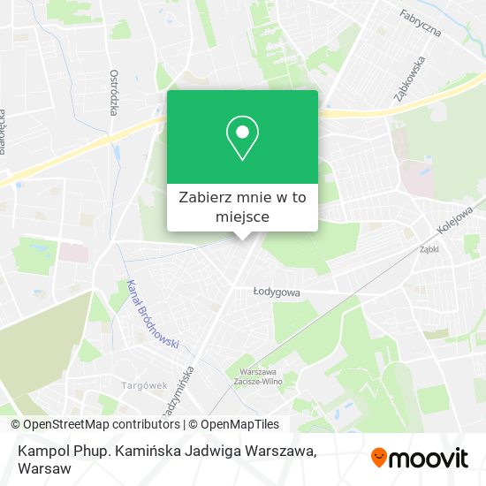 Mapa Kampol Phup. Kamińska Jadwiga Warszawa