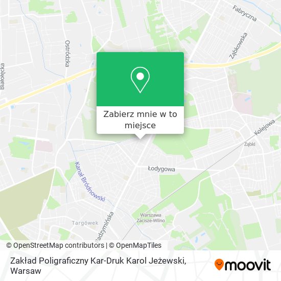 Mapa Zakład Poligraficzny Kar-Druk Karol Jeżewski