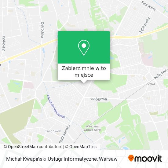 Mapa Michał Kwapiński Usługi Informatyczne