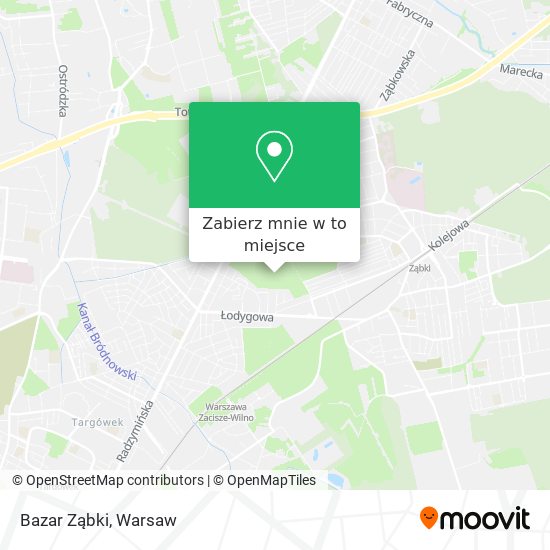 Mapa Bazar Ząbki