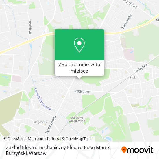 Mapa Zakład Elektromechaniczny Electro Ecco Marek Burzyński