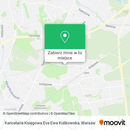 Mapa Kancelaria Księgowa Eva Ewa Kulikowska