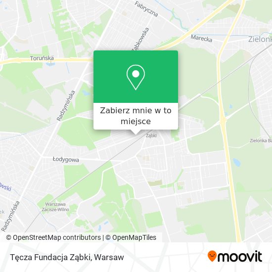 Mapa Tęcza Fundacja Ząbki