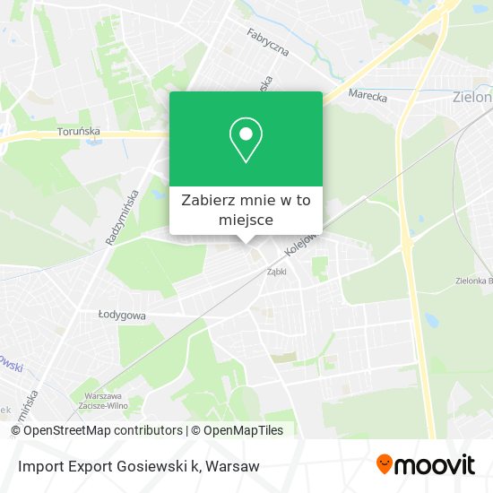 Mapa Import Export Gosiewski k