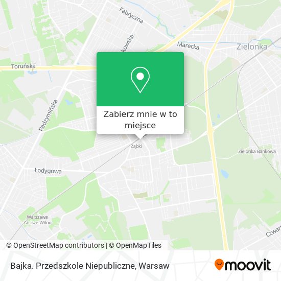 Mapa Bajka. Przedszkole Niepubliczne