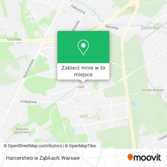 Mapa Harcerstwo w Ząbkach