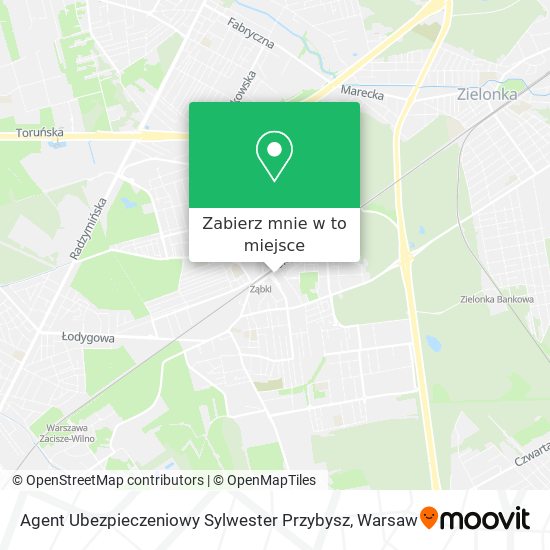 Mapa Agent Ubezpieczeniowy Sylwester Przybysz