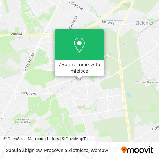 Mapa Sapuła Zbigniew. Pracownia Złotnicza