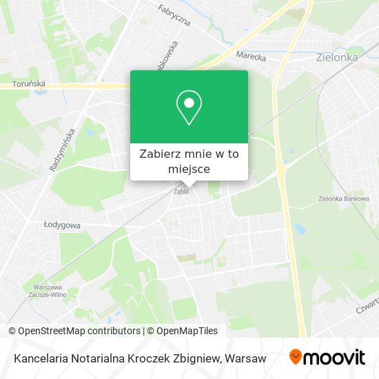 Mapa Kancelaria Notarialna Kroczek Zbigniew