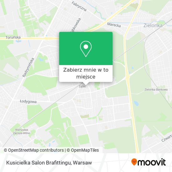 Mapa Kusicielka Salon Brafittingu