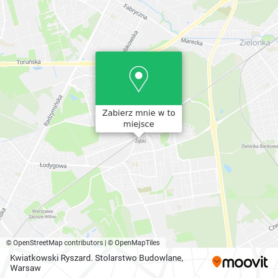 Mapa Kwiatkowski Ryszard. Stolarstwo Budowlane