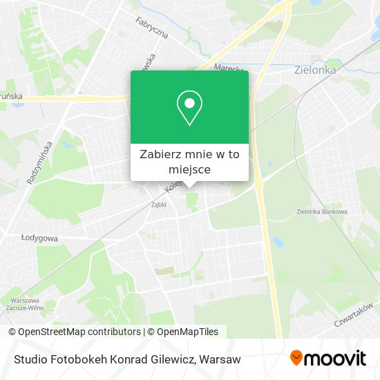 Mapa Studio Fotobokeh Konrad Gilewicz