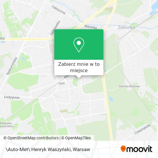 Mapa \Auto-Met\ Henryk Waszyński