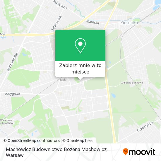 Mapa Machowicz Budownictwo Bożena Machowicz