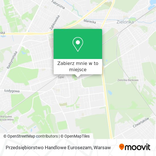 Mapa Przedsiębiorstwo Handlowe Eurosezam