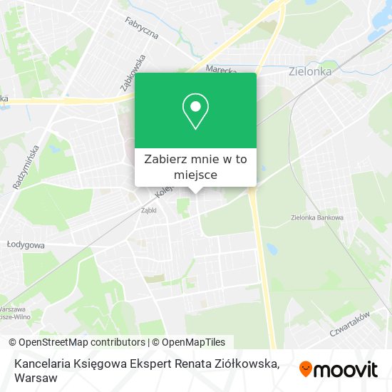 Mapa Kancelaria Księgowa Ekspert Renata Ziółkowska